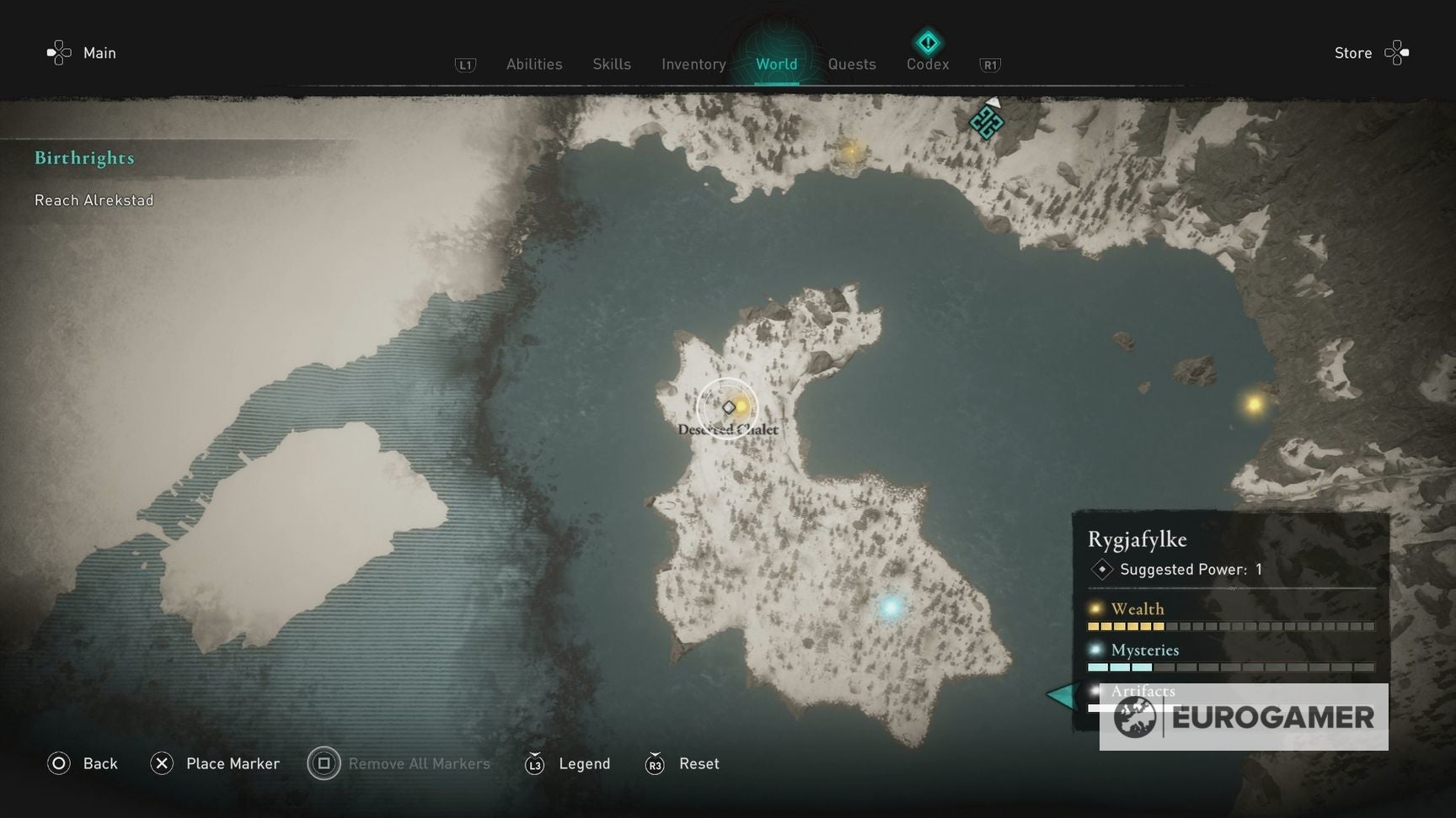 Assassin's Creed Valhalla Deserted Chalet key location, where to